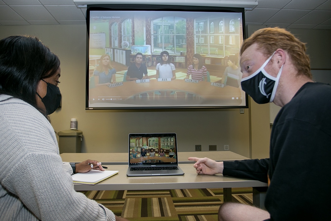 Pre-service teachers actively engage with avatar-based program