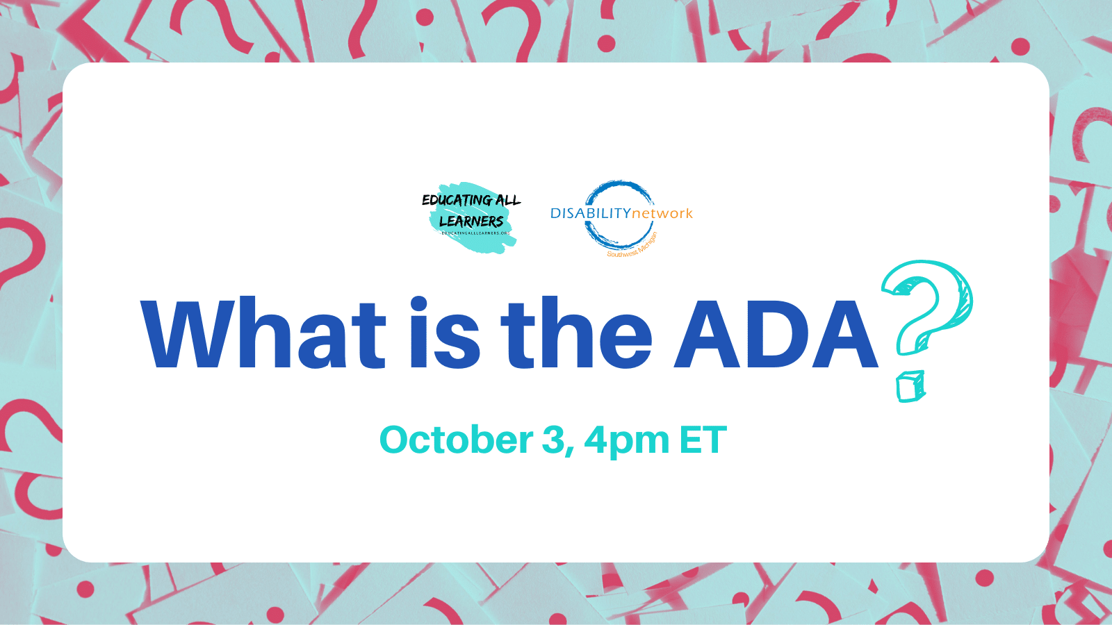 What is ADA Webinar Title Page