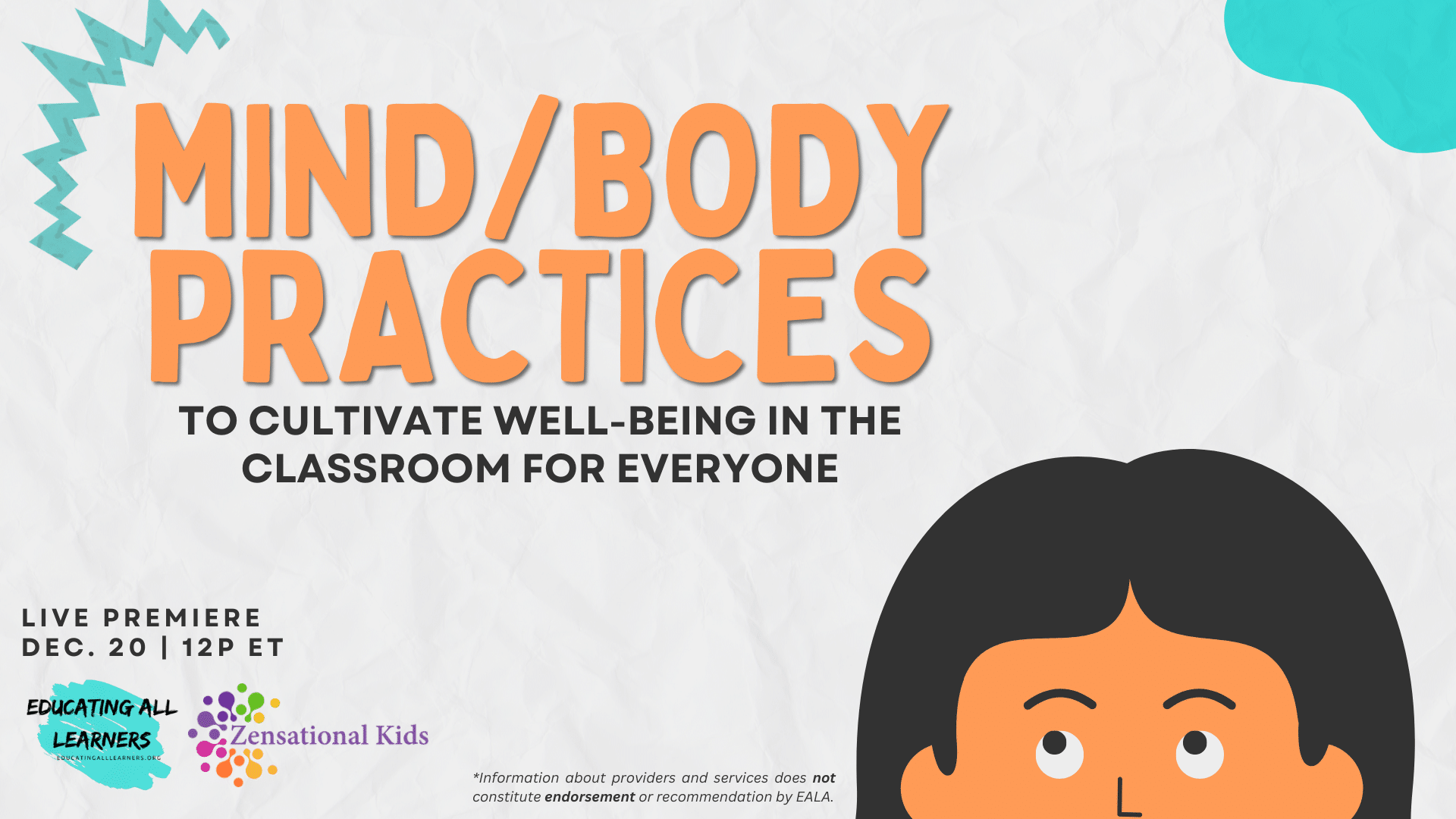 Mind/Body practices to cultivate well being in the classroom for everyone