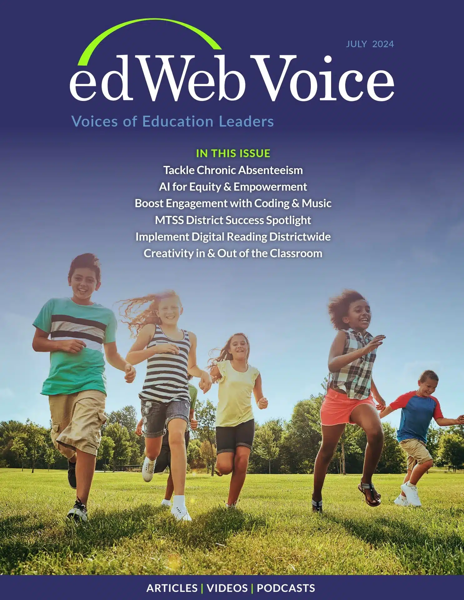 Edweb Voice July 2024 cover