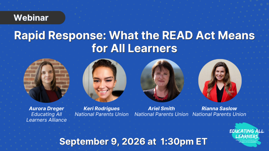Rapid Response What the READ Act Means for All Learners